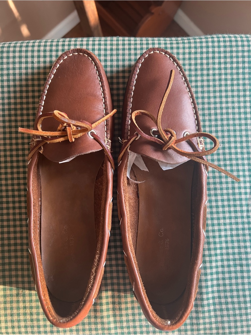 GH Bass Brown Leather Boat Shoes - Picture 7 of 9